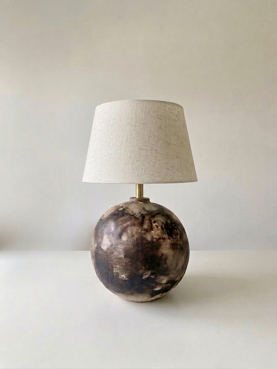 Moon lamp commission, view one