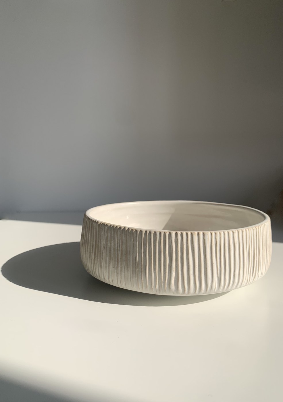 Handmade wheel-thrown stoneware ceramic by Studio Ceramix, London
