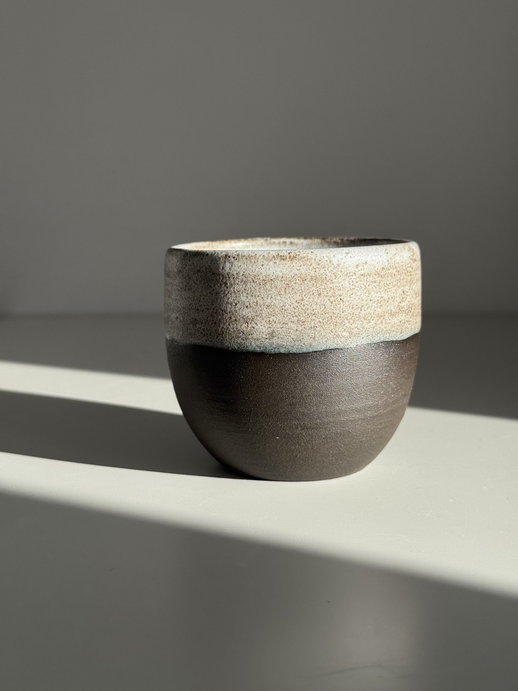 Handmade wheel-thrown stoneware ceramic by Studio Ceramix, London