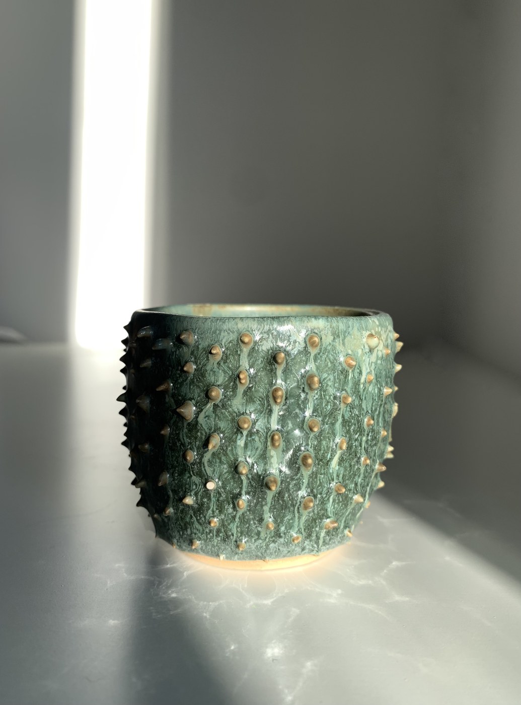 Handmade wheel-thrown stoneware ceramic by Studio Ceramix, London